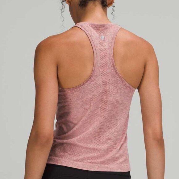 Lululemon Swiftly Tech Racerback Tank 2.0 *Race Length - 12 Spiced Chai/Pink Ros - Picture 2 of 7